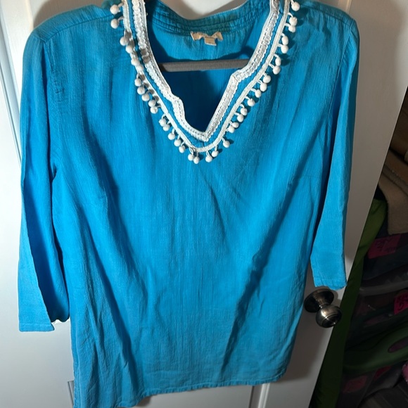 Talbots Other - Talbots aqua cover-up